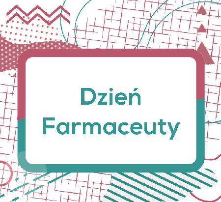 Kolorowa kartka z napisem Dzień Farmaceuty